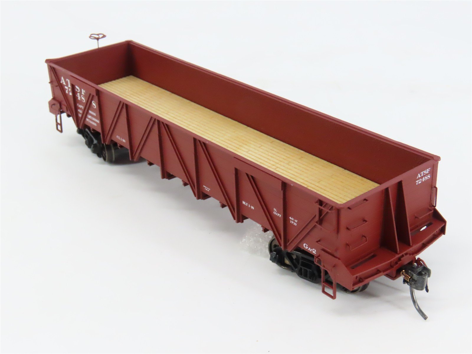 HO Scale InterMountain 47760-09 ATSF Santa Fe 40' Caswell Gondola 72488 RTR