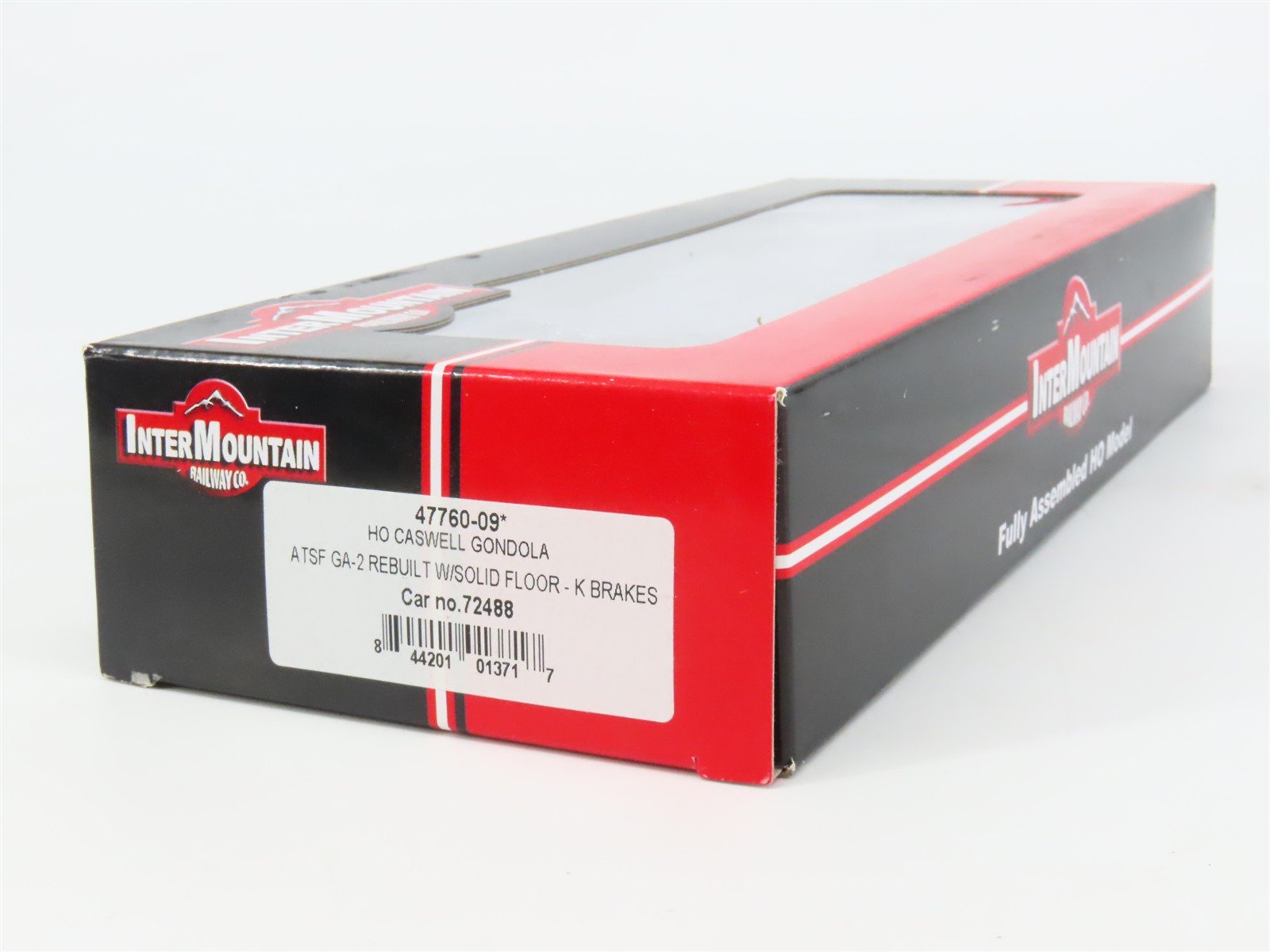 HO Scale InterMountain 47760-09 ATSF Santa Fe 40' Caswell Gondola 72488 RTR