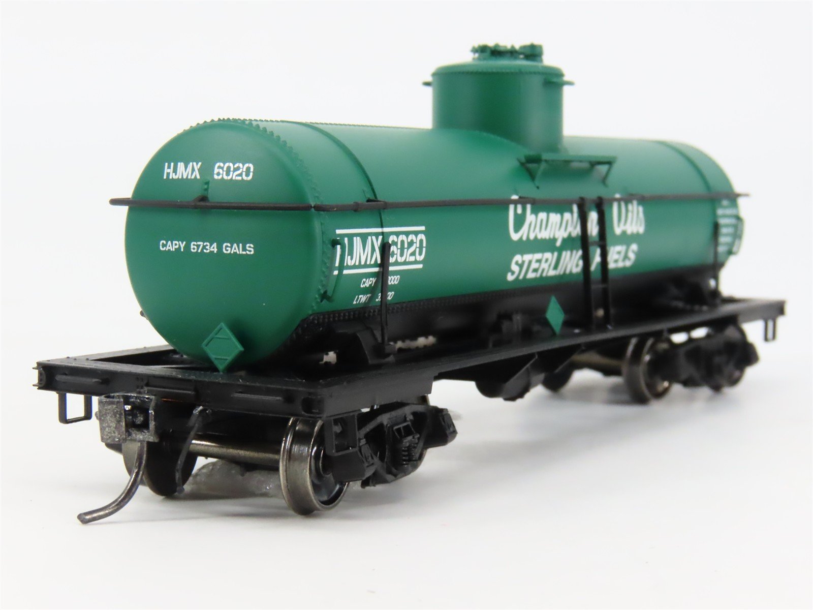 HO Scale InterMountain 46329-02 HJMX Champion Oils / Sterling Fuels Tank Car RTR