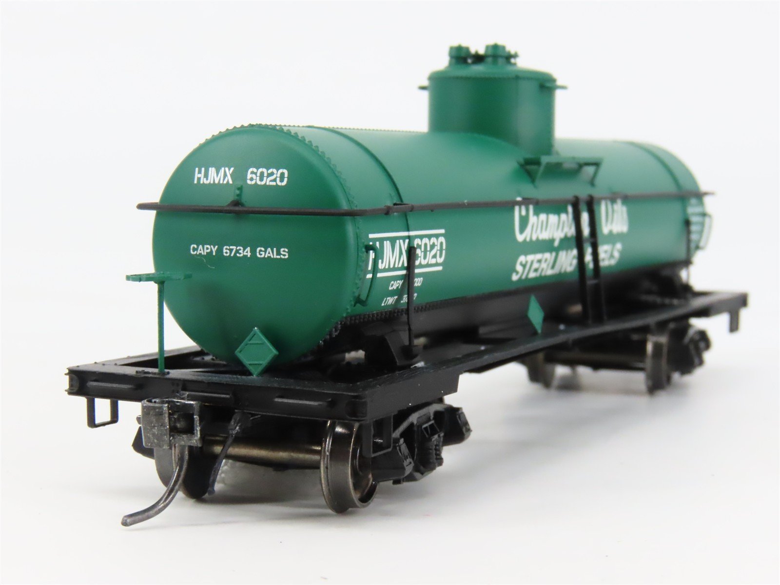HO Scale InterMountain 46329-02 HJMX Champion Oils / Sterling Fuels Tank Car RTR