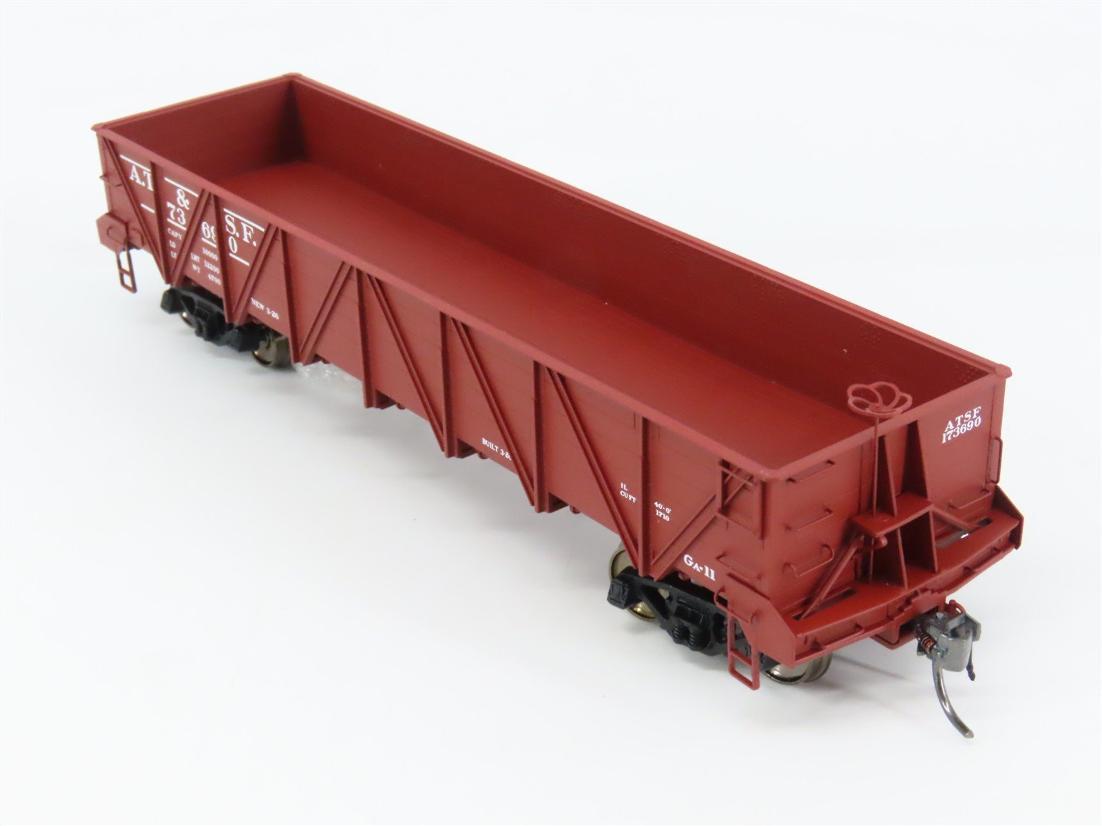 HO Scale InterMountain 47758-06 ATSF Santa Fe 40' Caswell Gondola 173690 RTR