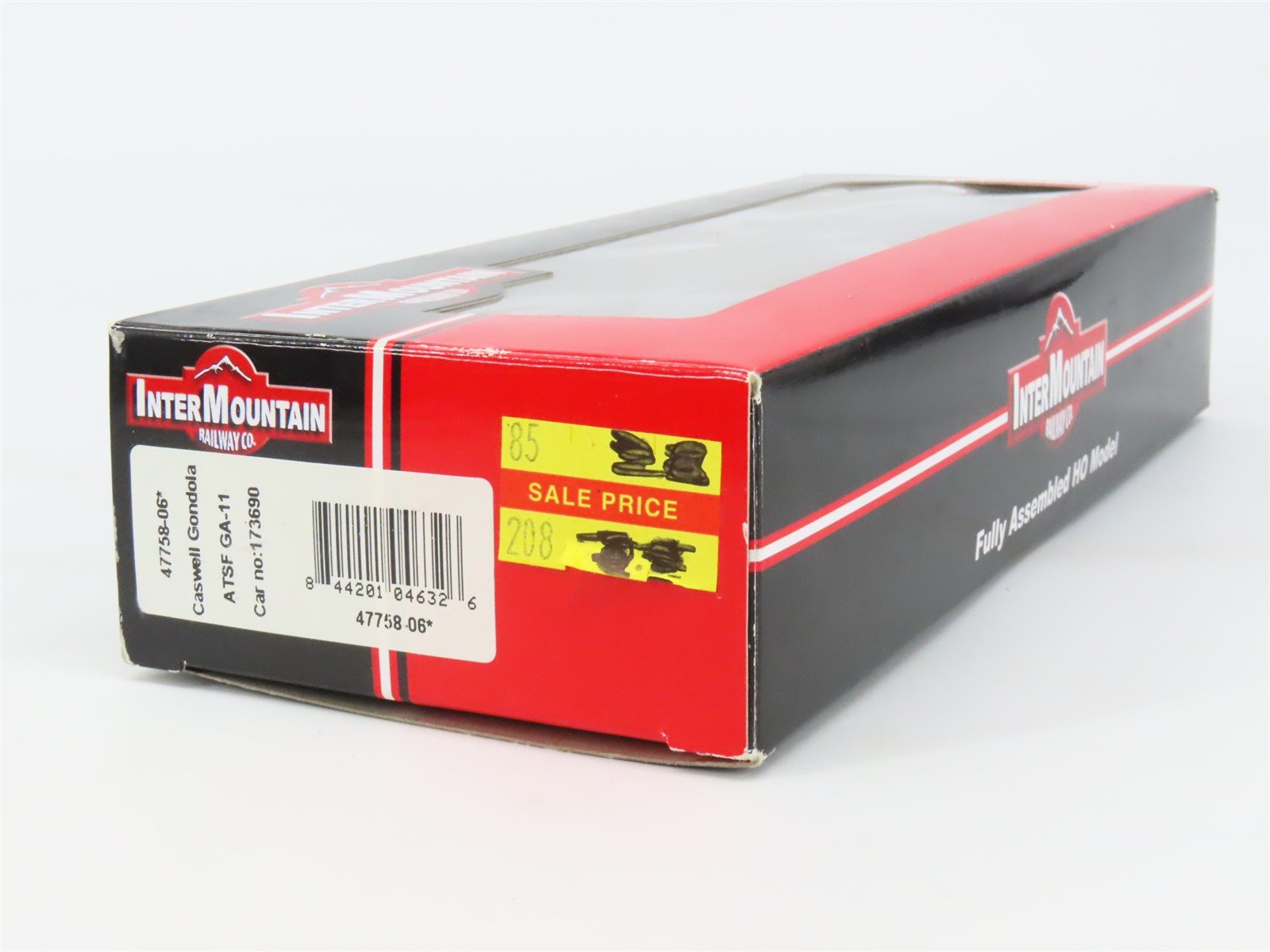 HO Scale InterMountain 47758-06 ATSF Santa Fe 40' Caswell Gondola 173690 RTR