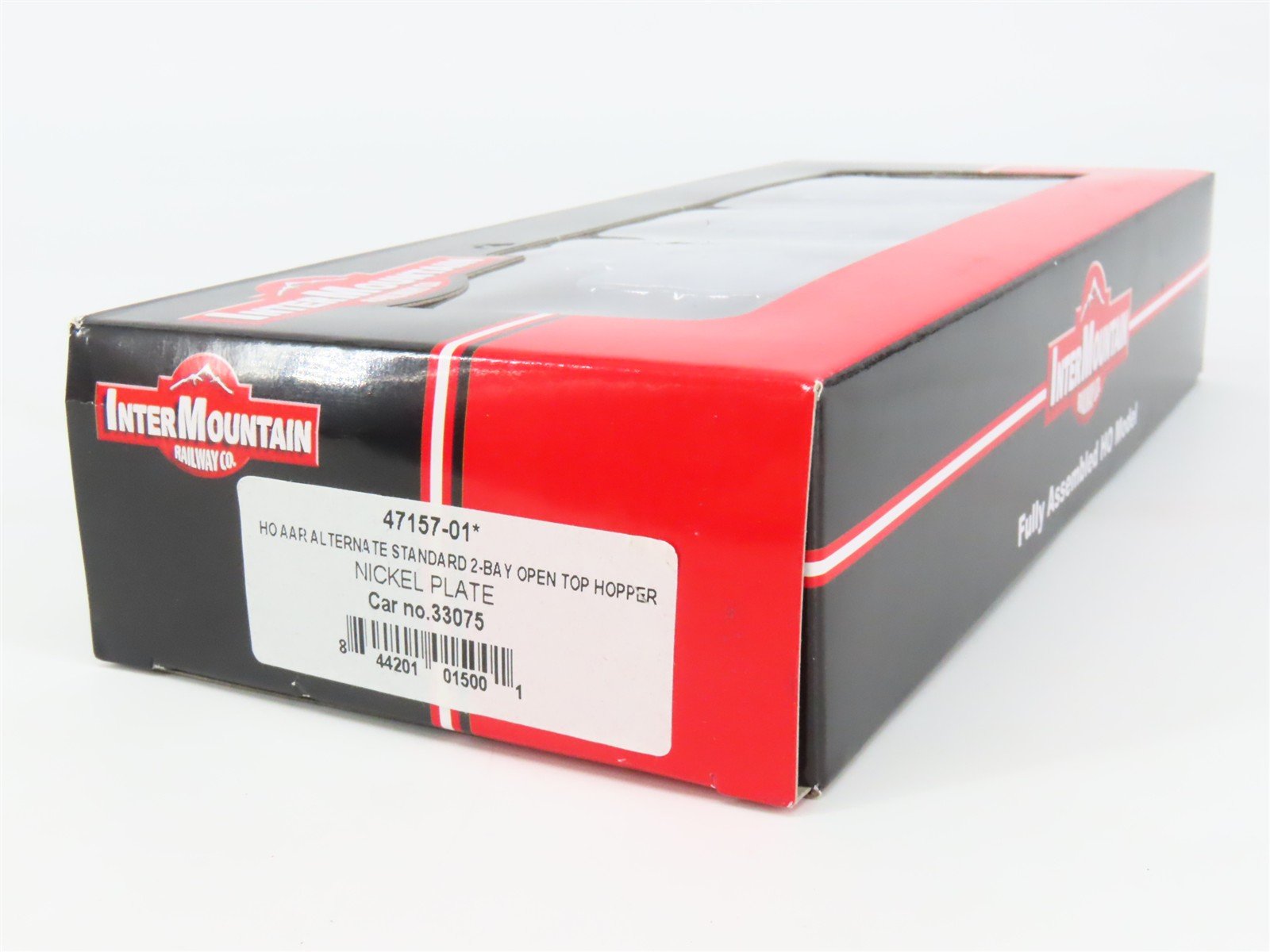 HO Scale InterMountain 47157-01 NKP Nickel Plate Road 2-Bay Open Top Hopper RTR