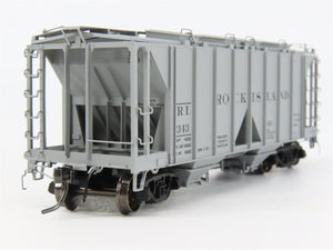 HO Scale InterMountain 48610-07 RI Rock Island 2-Bay Covered Hopper 343 RTR