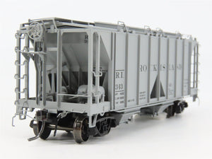 HO Scale InterMountain 48610-07 RI Rock Island 2-Bay Covered Hopper 343 RTR