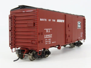 HO Scale InterMountain 45804-15 RI Rock Island 40' Box Car 148627 RTR