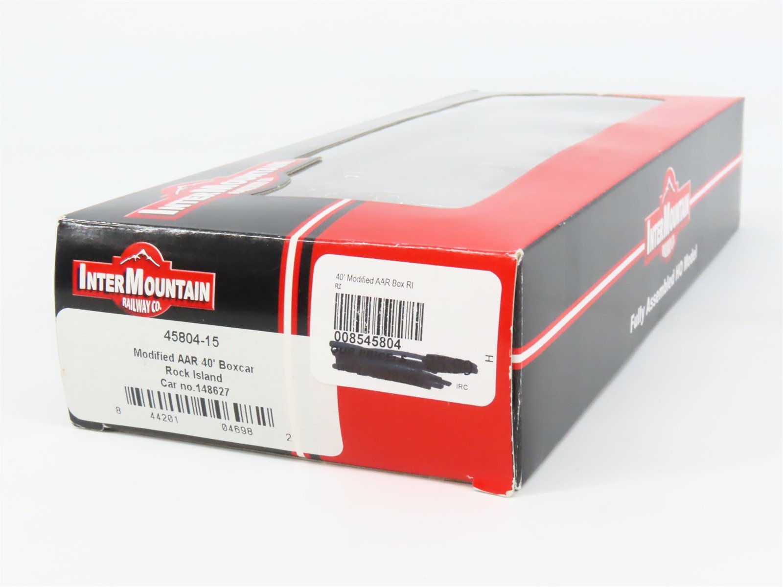 HO Scale InterMountain 45804-15 RI Rock Island 40' Box Car 148627 RTR