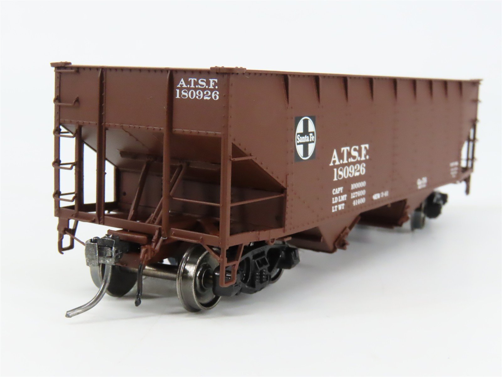HO Scale InterMountain 47150-04 ATSF Santa Fe 2-Bay Open Top Hopper 180926 RTR