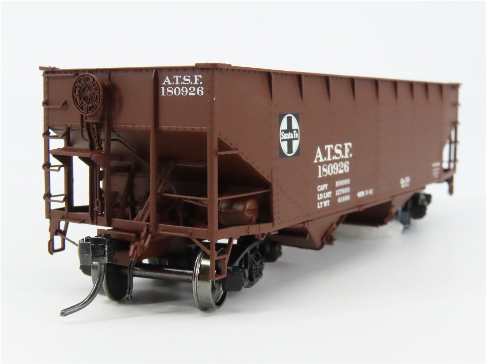 HO Scale InterMountain 47150-04 ATSF Santa Fe 2-Bay Open Top Hopper 180926 RTR