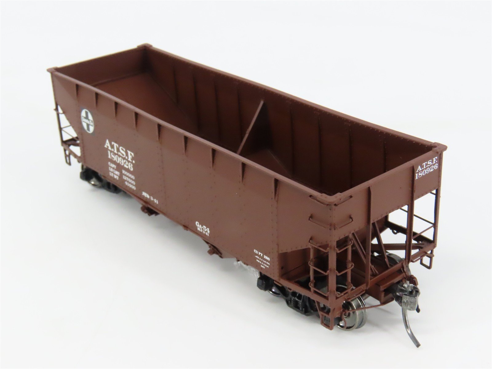 HO Scale InterMountain 47150-04 ATSF Santa Fe 2-Bay Open Top Hopper 180926 RTR
