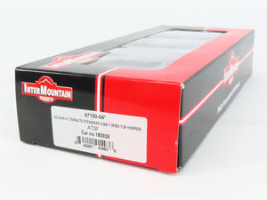 HO Scale InterMountain 47150-04 ATSF Santa Fe 2-Bay Open Top Hopper 180926 RTR