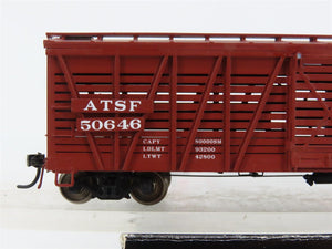 HO Scale InterMountain 47907-04 ATSF Santa Fe 40' Stock/Cattle Car 50646 RTR