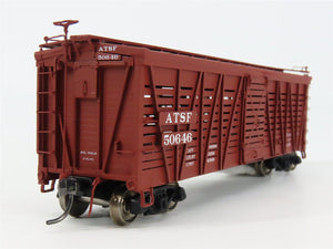 HO Scale InterMountain 47907-04 ATSF Santa Fe 40' Stock/Cattle Car 50646 RTR
