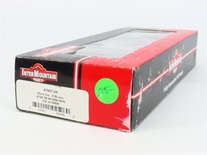 HO Scale InterMountain 47907-04 ATSF Santa Fe 40' Stock/Cattle Car 50646 RTR