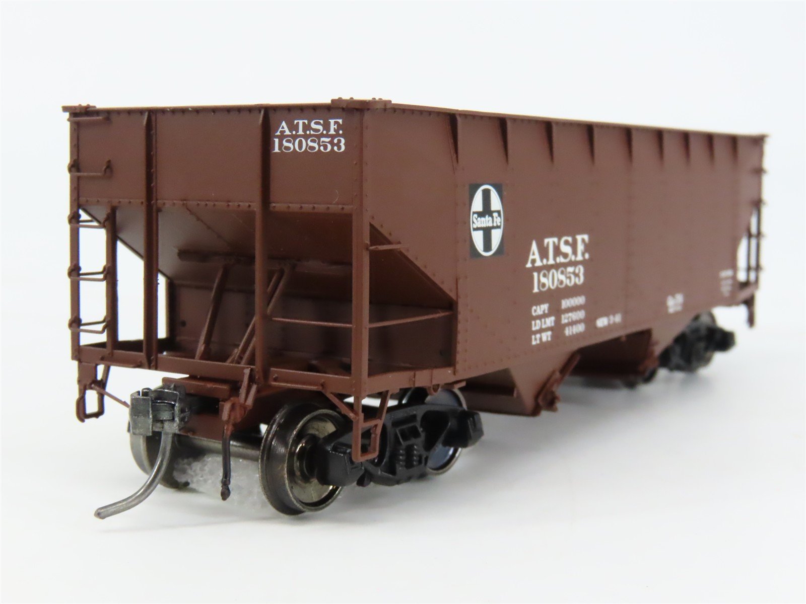HO Scale InterMountain 47150-02 ATSF Santa Fe 2-Bay Open Top Hopper 180853 RTR
