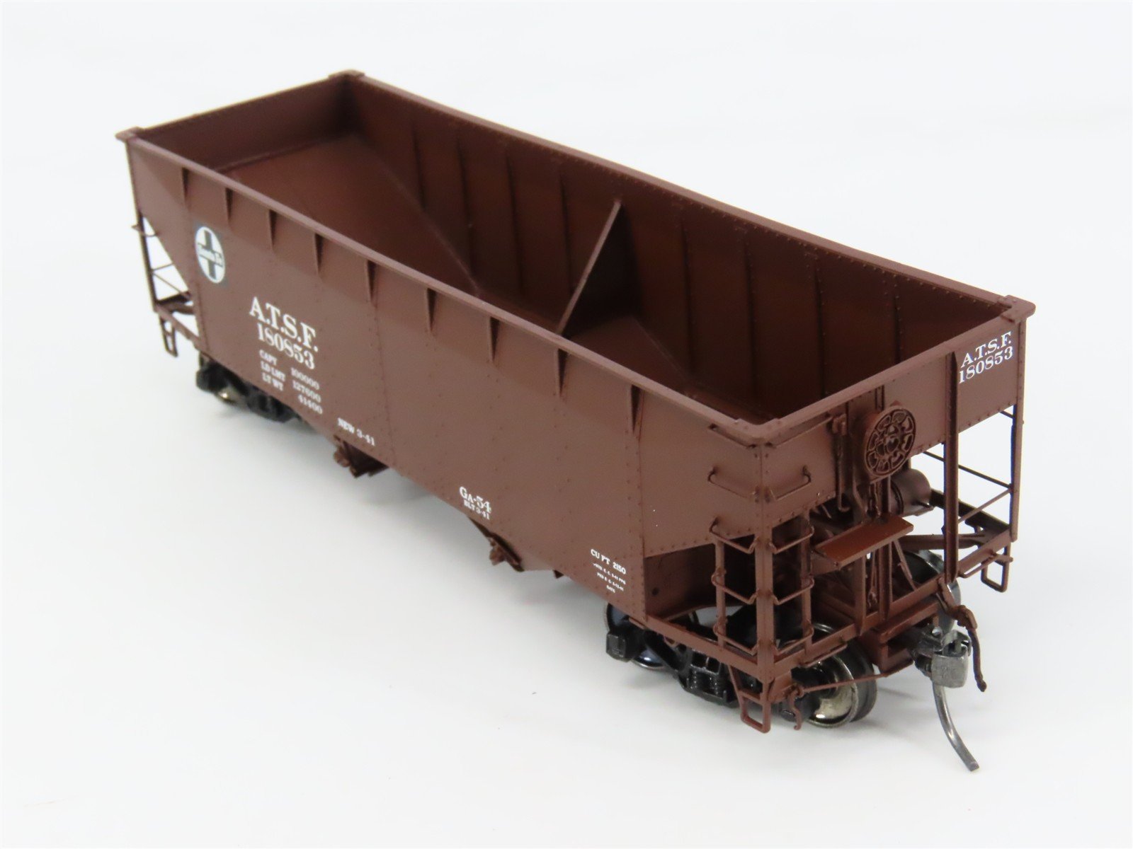 HO Scale InterMountain 47150-02 ATSF Santa Fe 2-Bay Open Top Hopper 180853 RTR