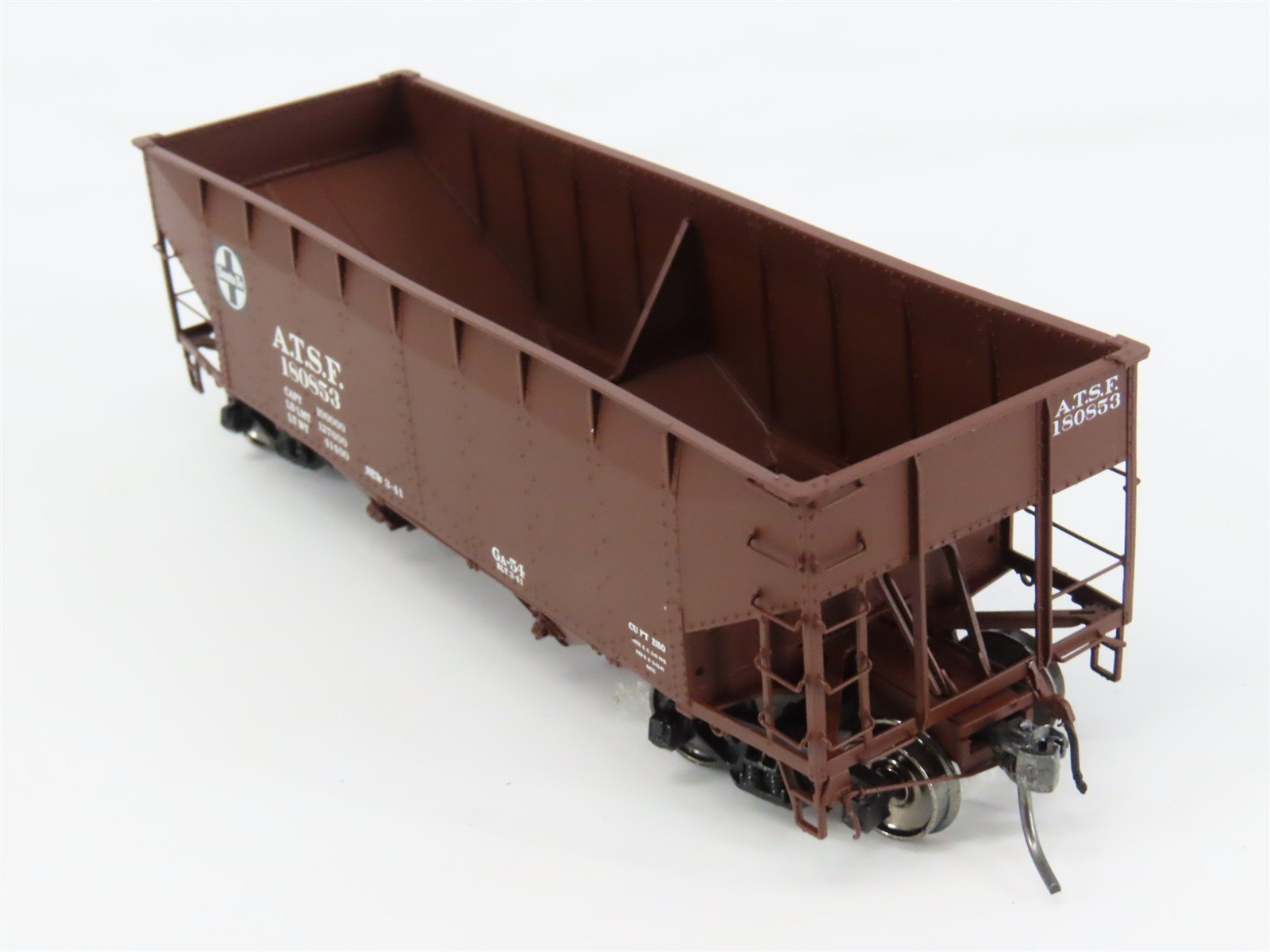 HO Scale InterMountain 47150-02 ATSF Santa Fe 2-Bay Open Top Hopper 180853 RTR