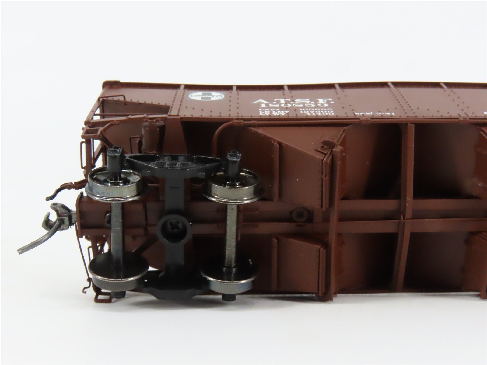HO Scale InterMountain 47150-02 ATSF Santa Fe 2-Bay Open Top Hopper 180853 RTR