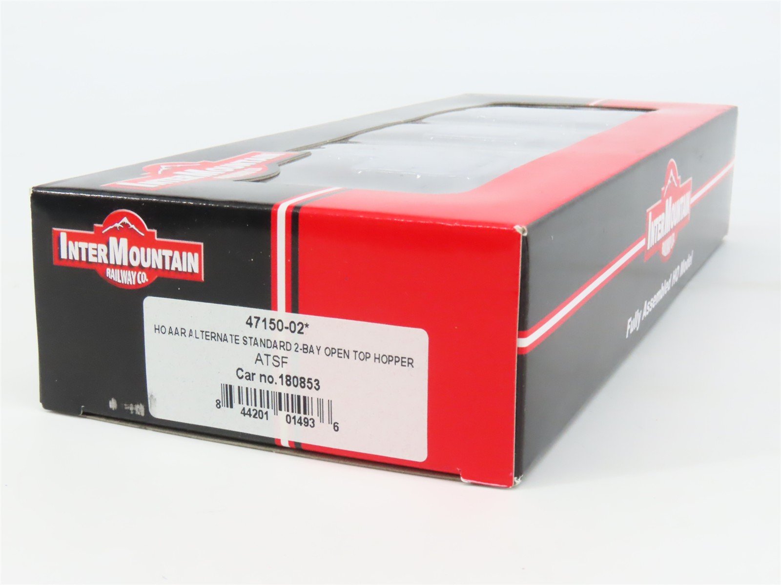HO Scale InterMountain 47150-02 ATSF Santa Fe 2-Bay Open Top Hopper 180853 RTR