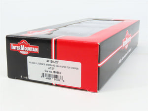HO Scale InterMountain 47150-02 ATSF Santa Fe 2-Bay Open Top Hopper 180853 RTR