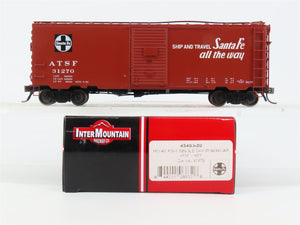 HO Scale InterMountain 45403-20 ATSF Santa Fe 40' Box Car 31270 RTR