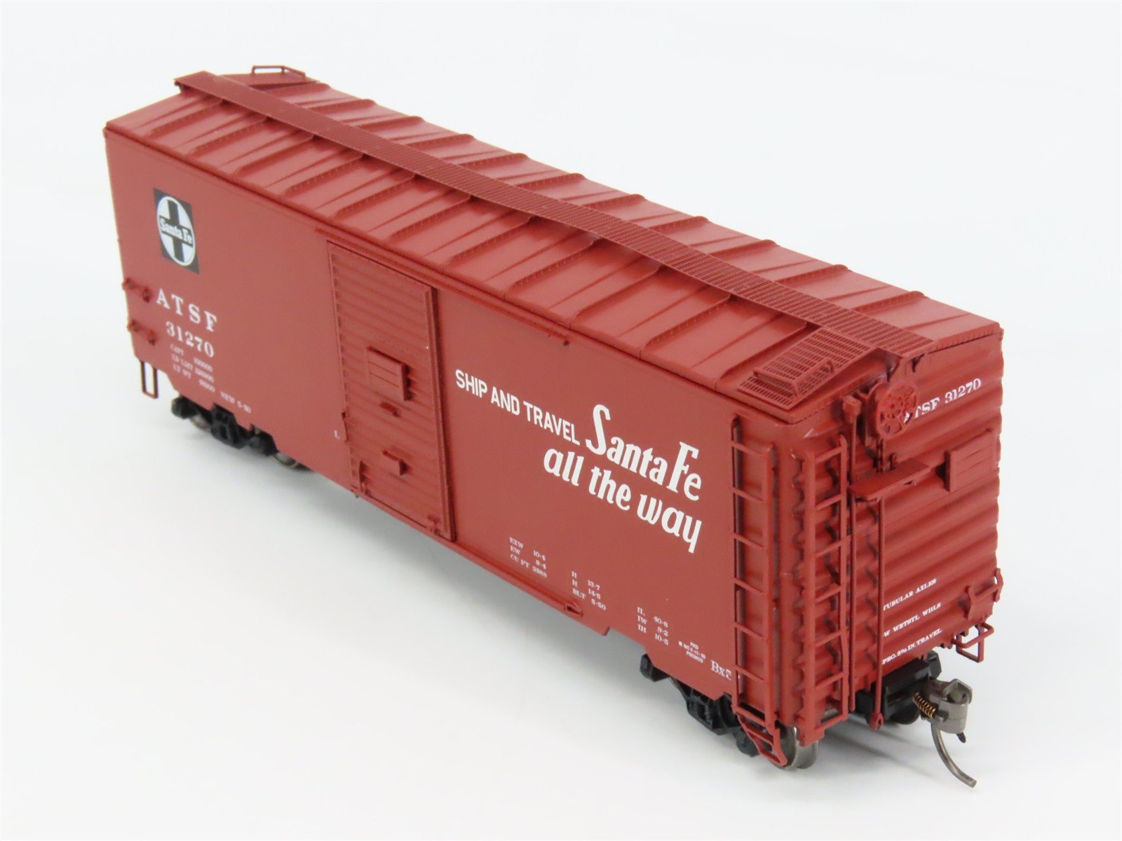 HO Scale InterMountain 45403-20 ATSF Santa Fe 40' Box Car 31270 RTR