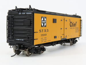 HO Scale InterMountain 46110-23 SFRD Santa Fe Reefer 35969 RTR