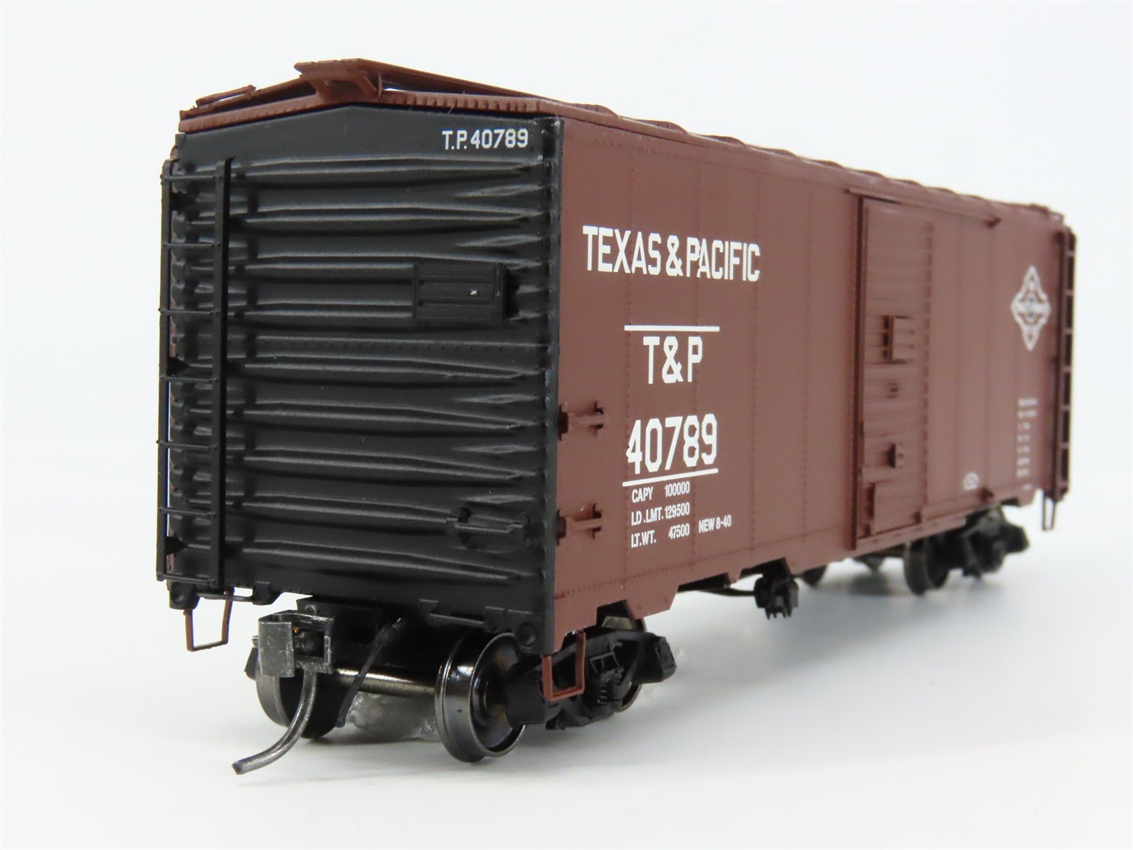 HO Scale InterMountain 45717-04 T&P Texas & Pacific 40' Box Car 40789 RTR