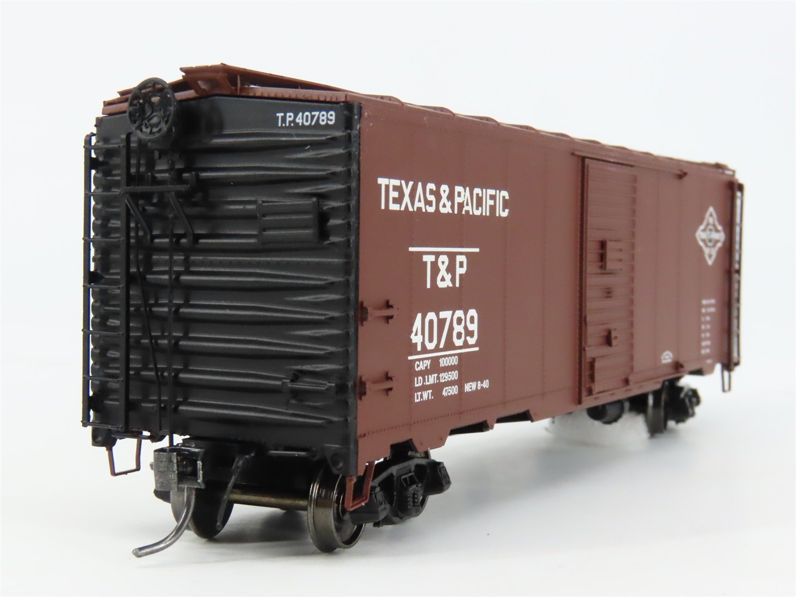 HO Scale InterMountain 45717-04 T&P Texas & Pacific 40' Box Car 40789 RTR