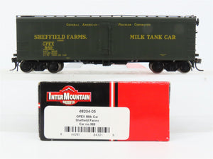 HO Scale InterMountain 48204-05 GPEX Sheffield Farms Box Car 988 RTR