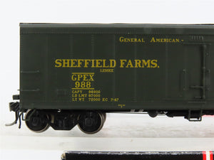 HO Scale InterMountain 48204-05 GPEX Sheffield Farms Box Car 988 RTR