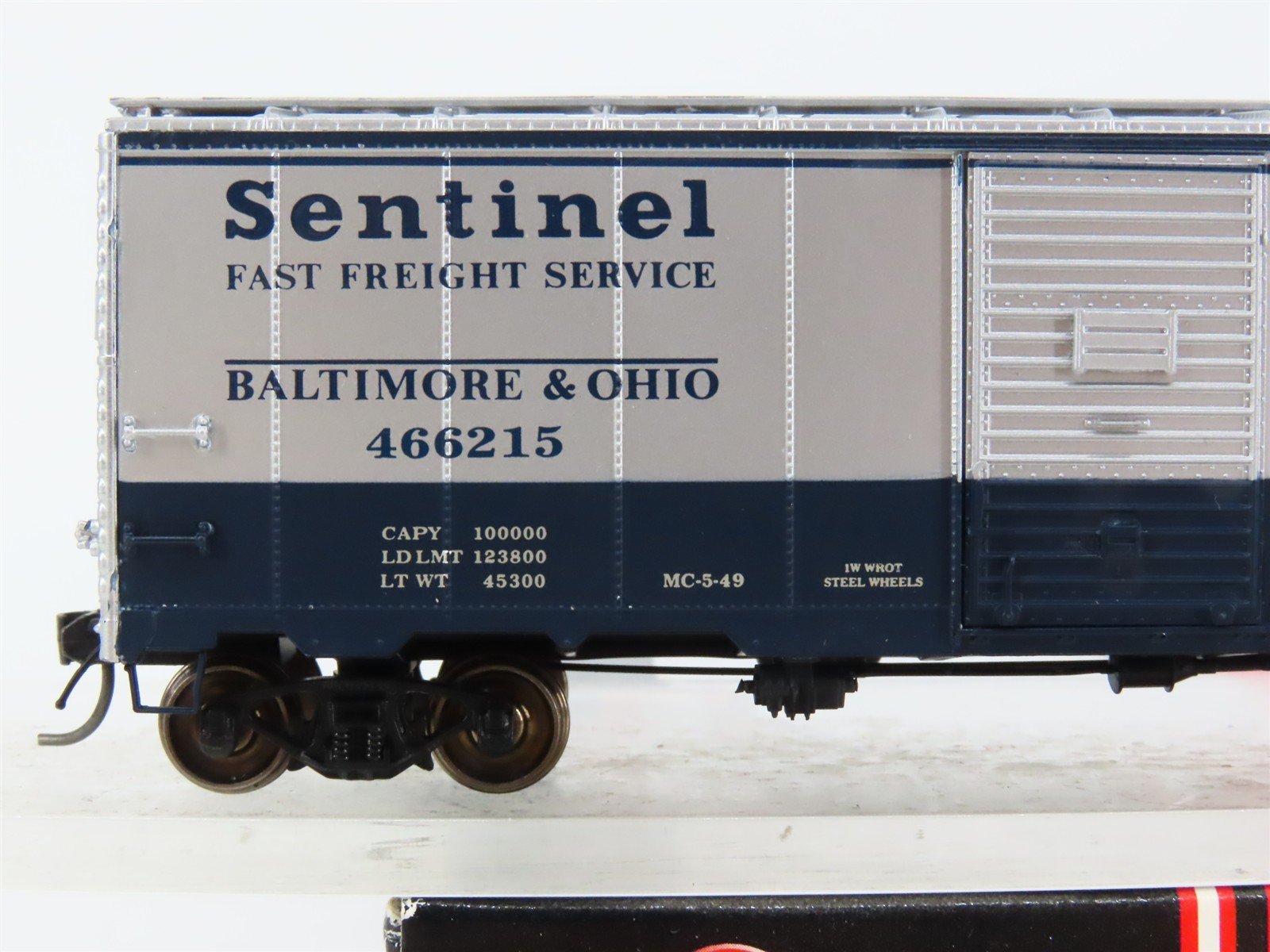HO Scale InterMountain 45742-06 BO Baltimore & Ohio 40' Box Car 466215 RTR