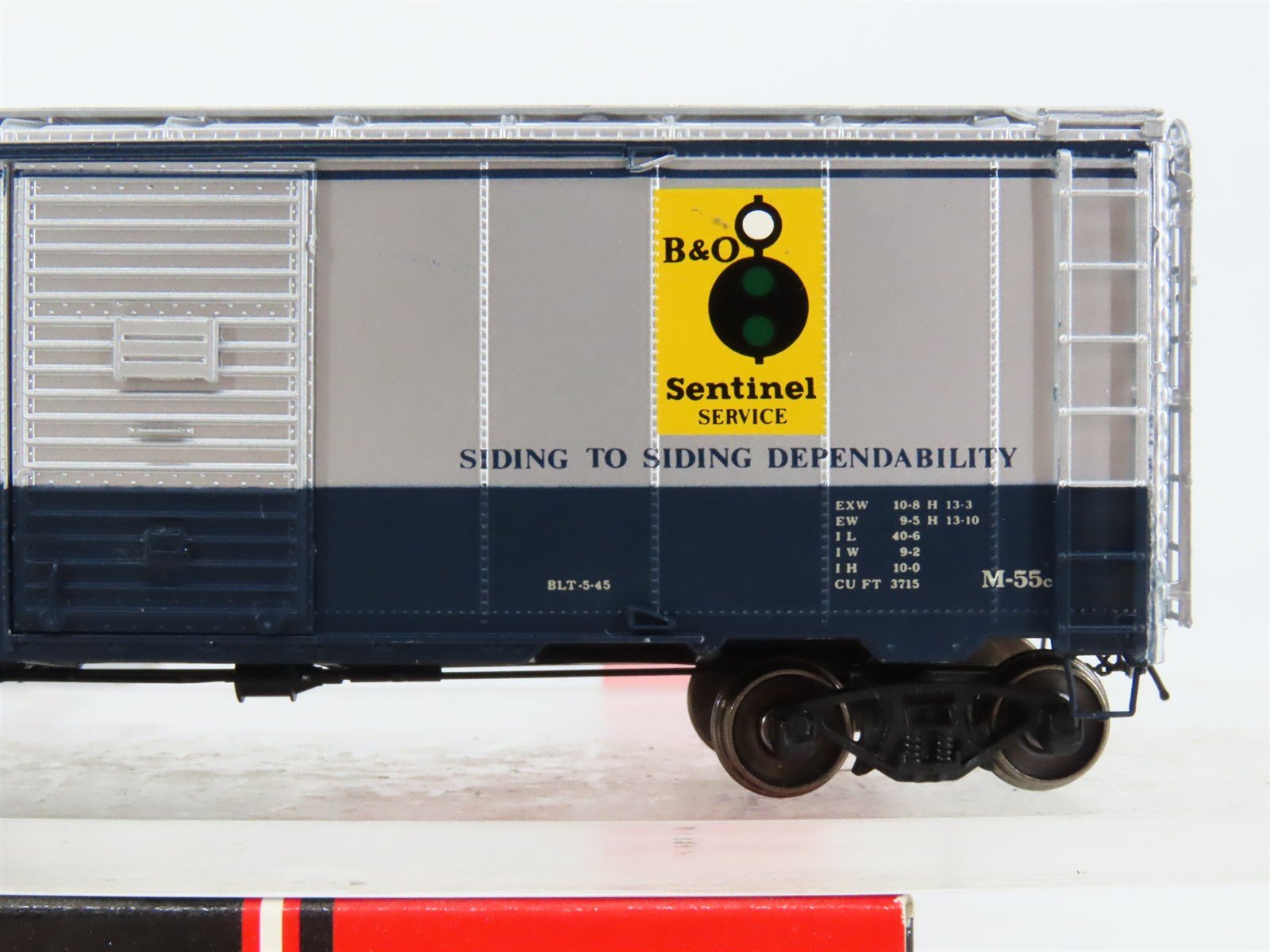 HO Scale InterMountain 45742-06 BO Baltimore & Ohio 40' Box Car 466215 RTR