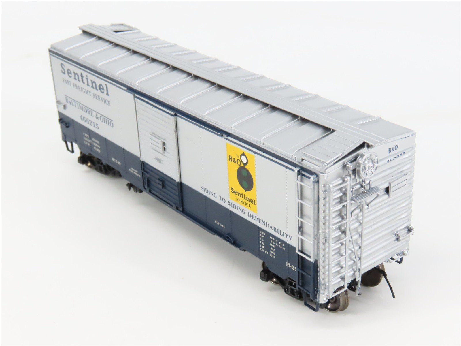 HO Scale InterMountain 45742-06 BO Baltimore & Ohio 40' Box Car 466215 RTR