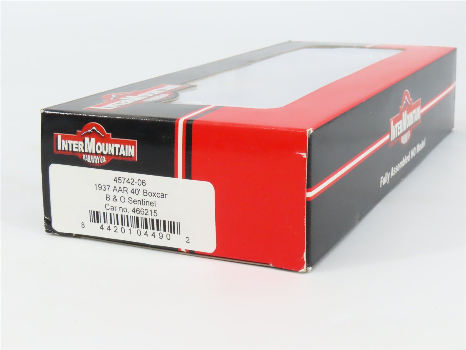 HO Scale InterMountain 45742-06 BO Baltimore & Ohio 40' Box Car 466215 RTR