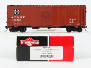 HO Scale InterMountain 45739-07 ATSF Santa Fe 40' 1937 AAR Box Car 136526 RTR