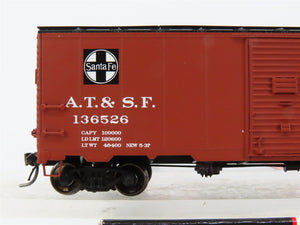 HO Scale InterMountain 45739-07 ATSF Santa Fe 40' 1937 AAR Box Car 136526 RTR
