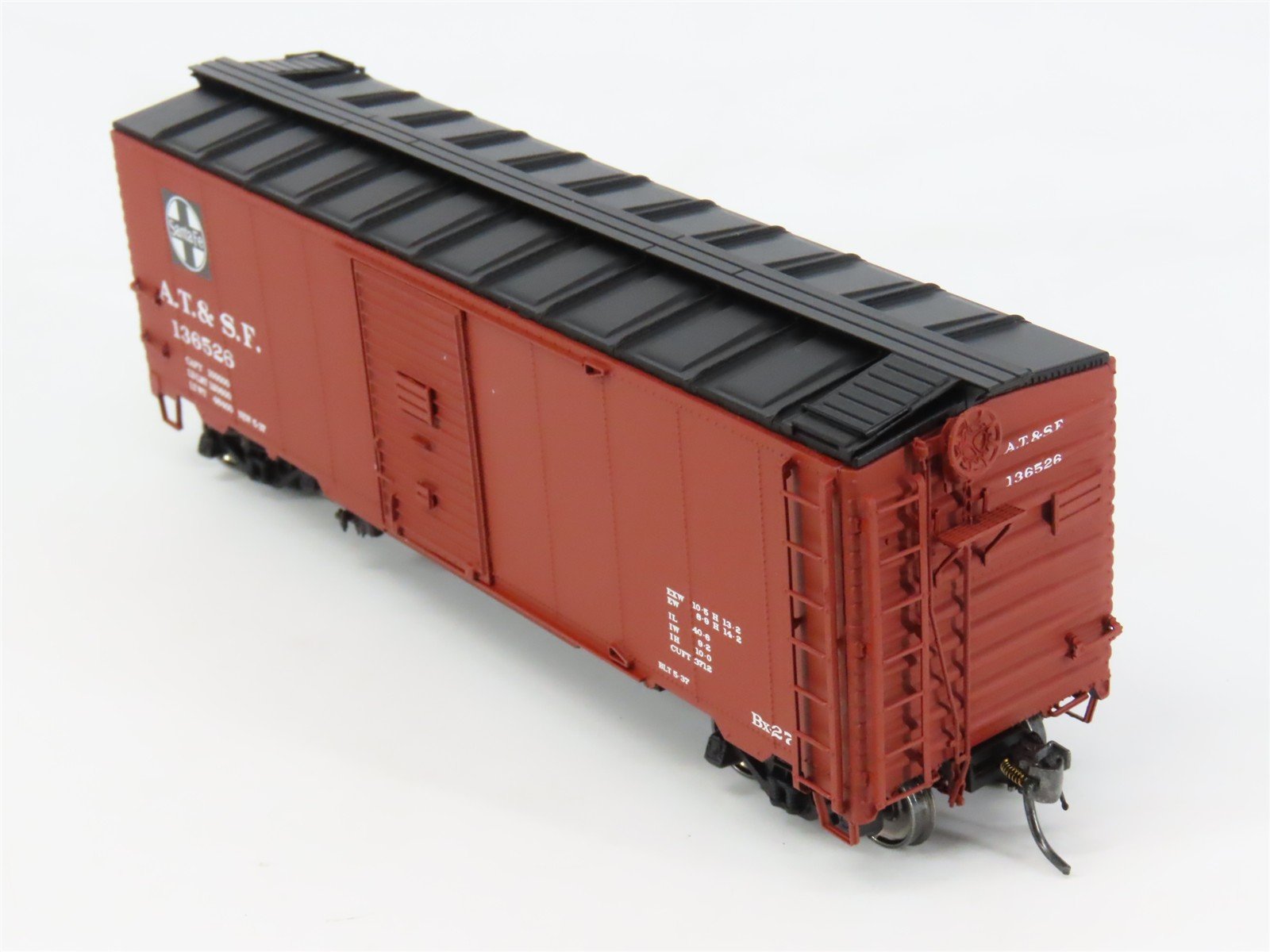 HO Scale InterMountain 45739-07 ATSF Santa Fe 40' 1937 AAR Box Car 136526 RTR