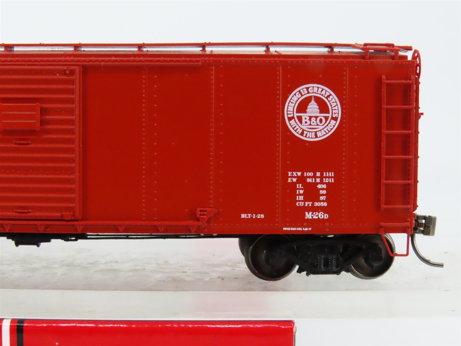 HO Scale InterMountain 37080-18 B&O Baltimore & Ohio Box Car 272685 RTR