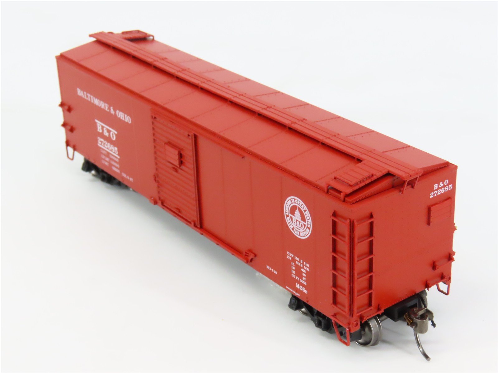 HO Scale InterMountain 37080-18 B&O Baltimore & Ohio Box Car 272685 RTR