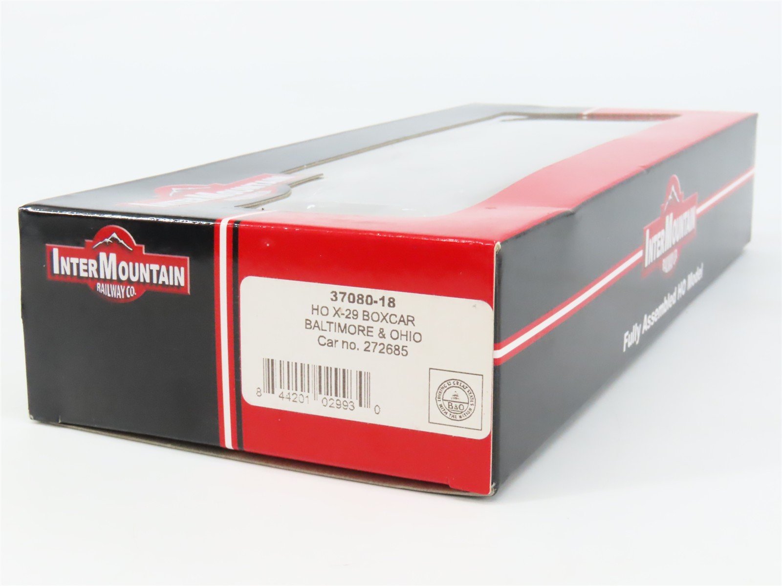 HO Scale InterMountain 37080-18 B&O Baltimore & Ohio Box Car 272685 RTR