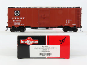 HO Scale InterMountain 45739-09 ATSF Santa Fe 40' Box Car 136950 RTR