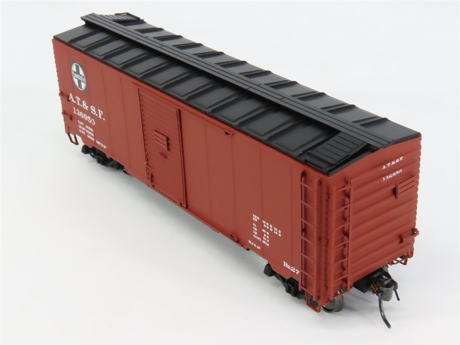 HO Scale InterMountain 45739-09 ATSF Santa Fe 40' Box Car 136950 RTR