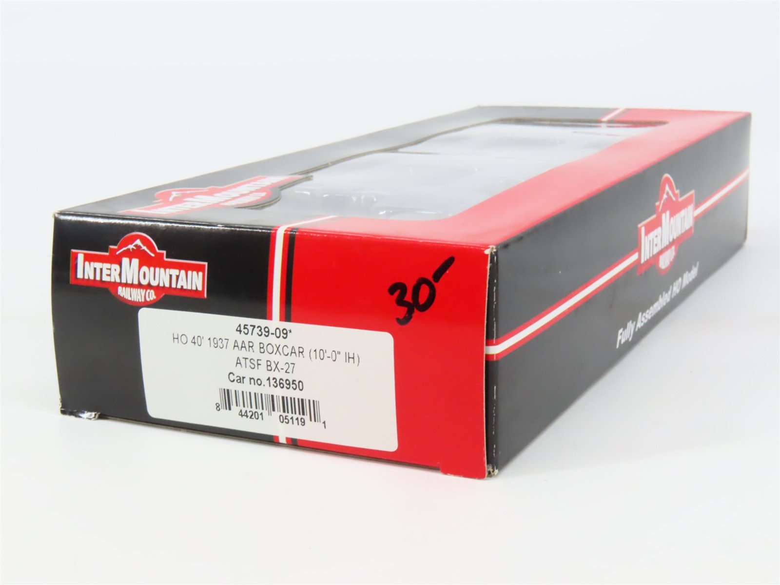 HO Scale InterMountain 45739-09 ATSF Santa Fe 40' Box Car 136950 RTR