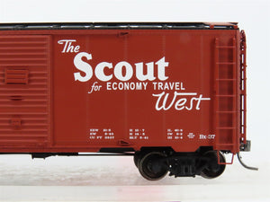HO Scale InterMountain 45831-04 ATSF Santa Fe 40' Box Car 141942 RTR