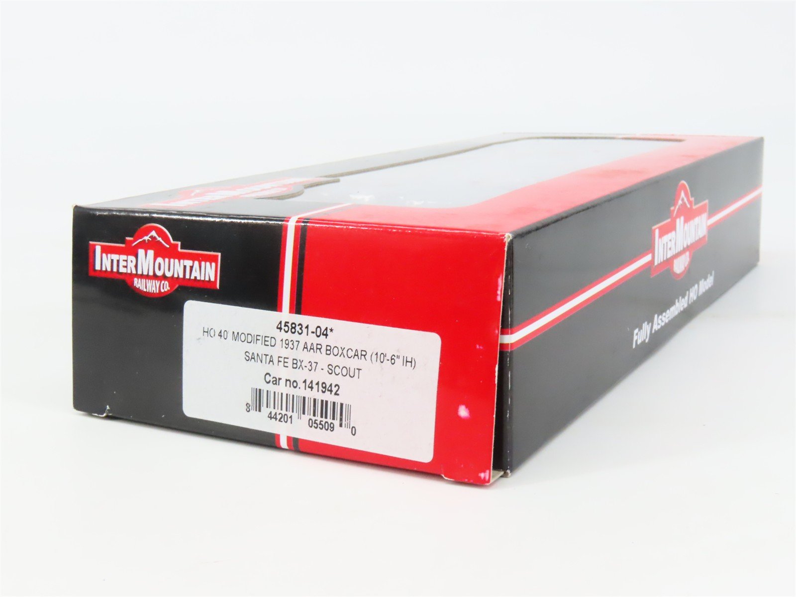 HO Scale InterMountain 45831-04 ATSF Santa Fe 40' Box Car 141942 RTR