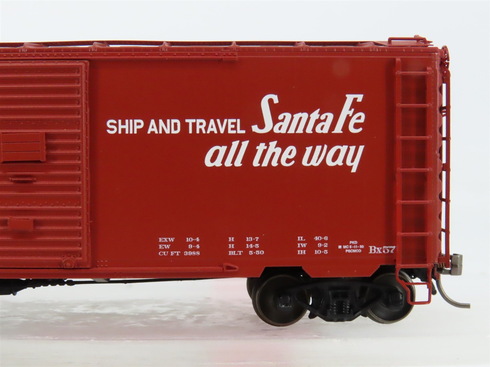 HO Scale InterMountain 45403-19 ATSF Santa Fe 40' PS-1 Single Door Box Car RTR