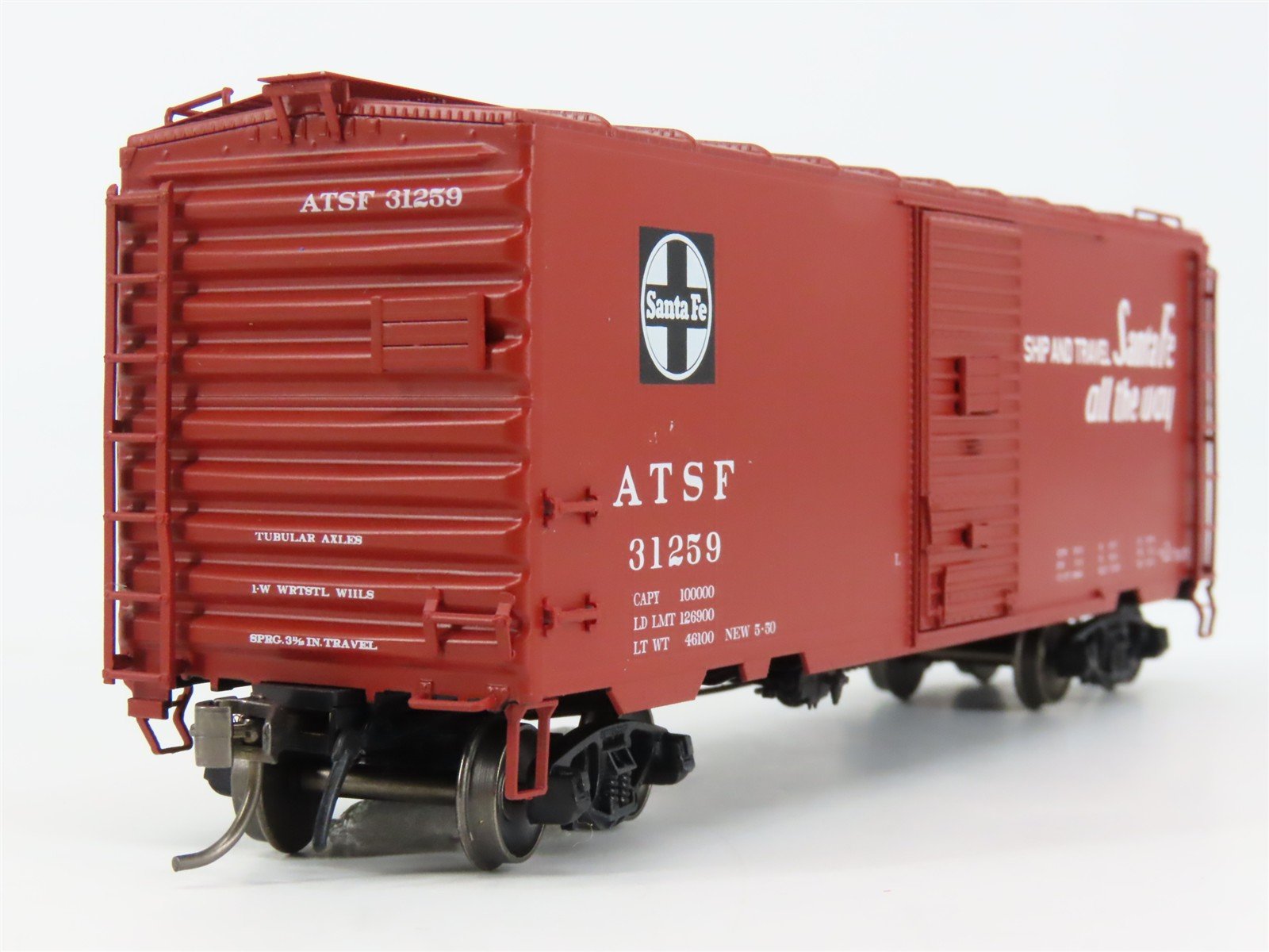 HO Scale InterMountain 45403-19 ATSF Santa Fe 40' PS-1 Single Door Box Car RTR