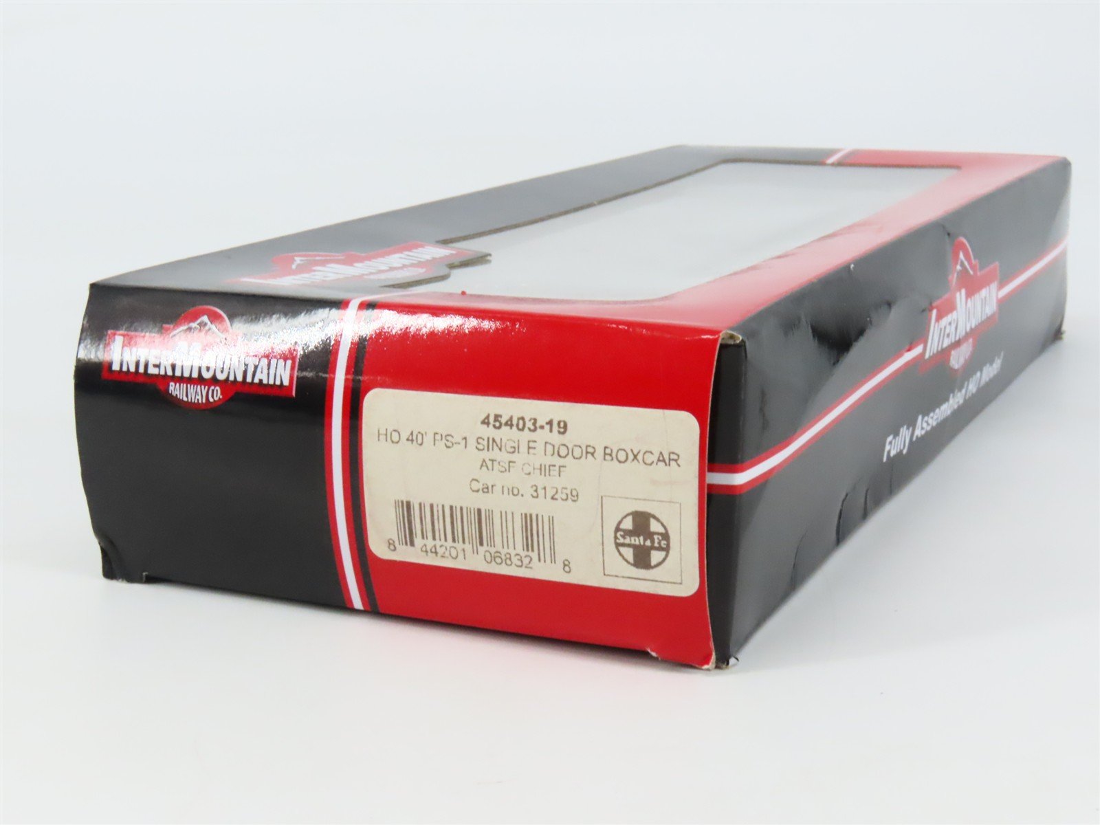 HO Scale InterMountain 45403-19 ATSF Santa Fe 40' PS-1 Single Door Box Car RTR