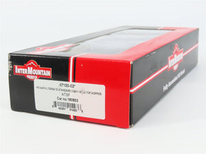 HO Scale InterMountain 47150-02 ATSF Santa Fe 2-Bay Open Top Hopper 180853 RTR